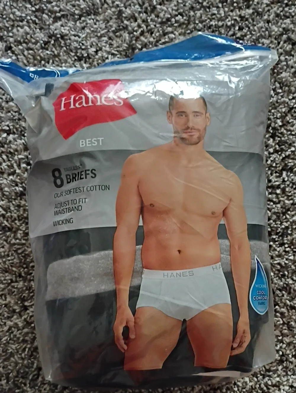 Hanes Men's White Briefs Pack - White